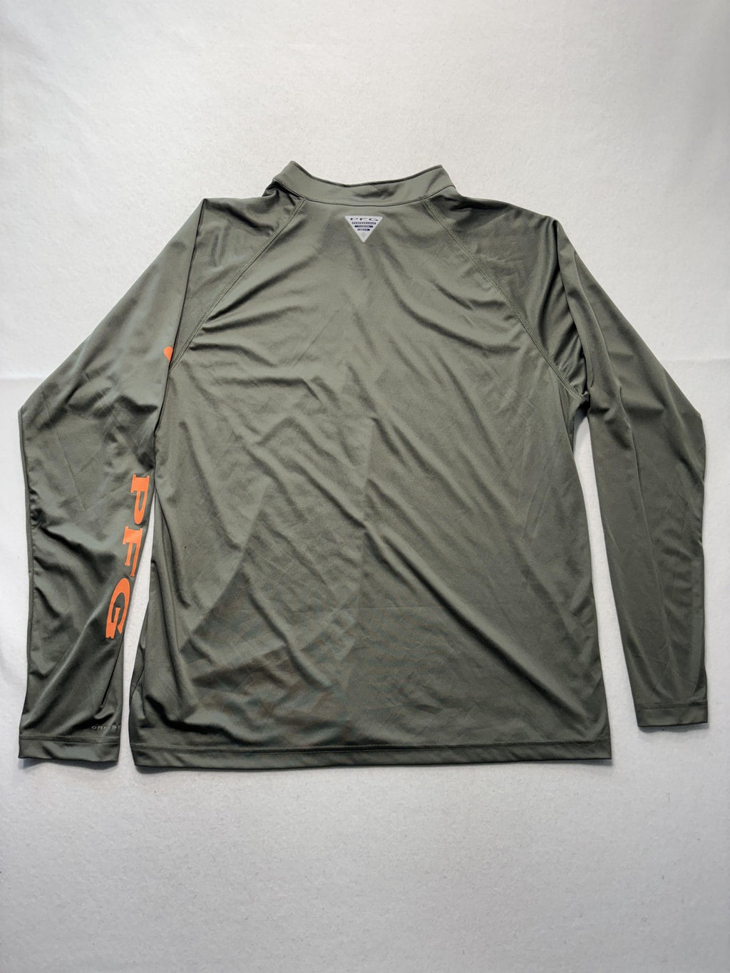Columbia Pullover Mens XL Green Long Sleeve PFG Omni-Shade 1/4 Zip Fishing Shirt