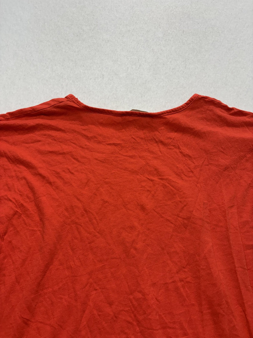 Michael Kors Shirt Womens Medium Orange Scoop Neck Dolman MK Logo Studded Tee