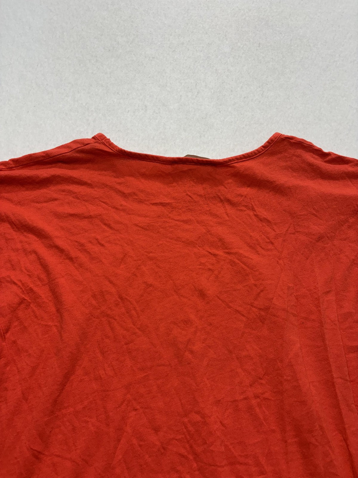 Michael Kors Shirt Womens Medium Orange Scoop Neck Dolman MK Logo Studded Tee