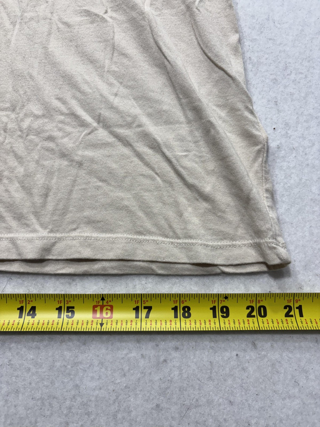 H&M Shirt Mens Medium Beige Justin Bieber Purpose Tour 2017 Graphic Concert Tee