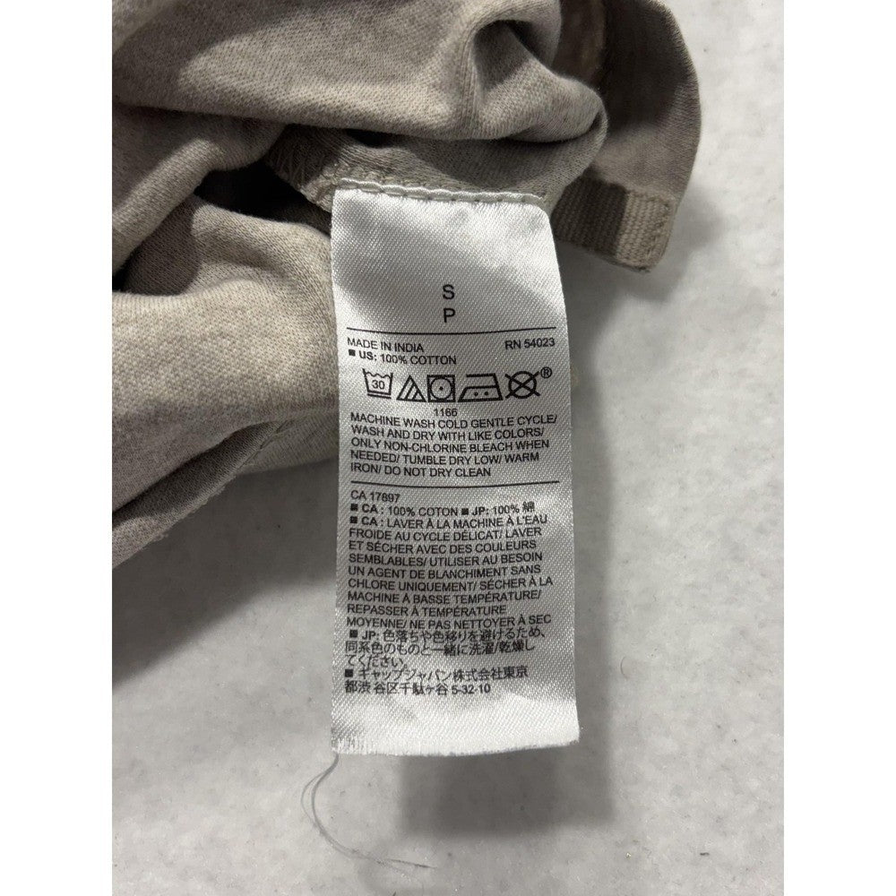 Banana Republic Polo Shirt Mens Small Gray Short Sleeve Jersey Cotton Casual