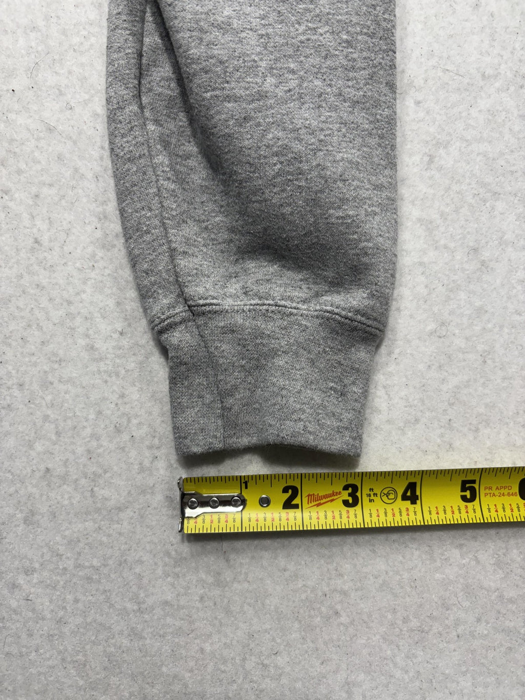 Port & Company Hoodie Mens Large Gray LFT HVY SHT Fleece Pullover Gym Training
