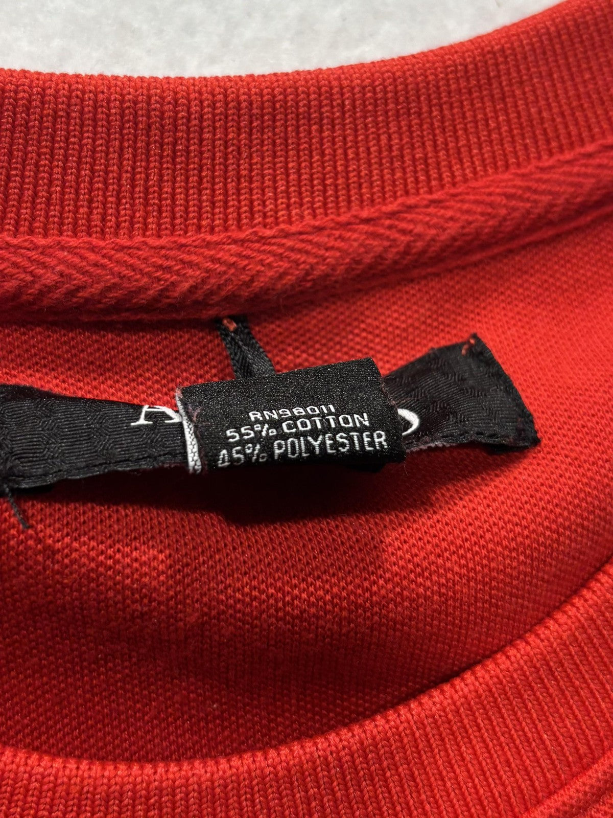 AKOO Sweatshirt Mens Large Red Fox Embroidered Pullover Kangaroo Pocket Logo