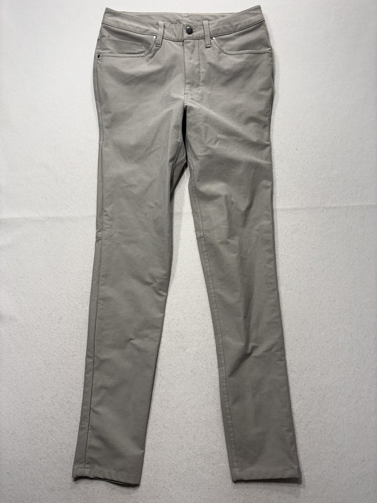 Lululemon Chino Pants Mens 28x30 Gray Slim Straight Stretch Casual Outdoor