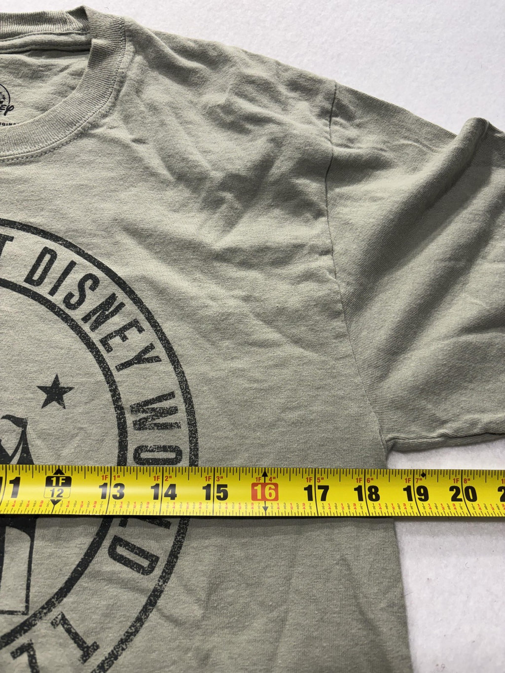 Disney Shirt Mens Medium Green Walt Disney World Since 1971 Graphic Tee