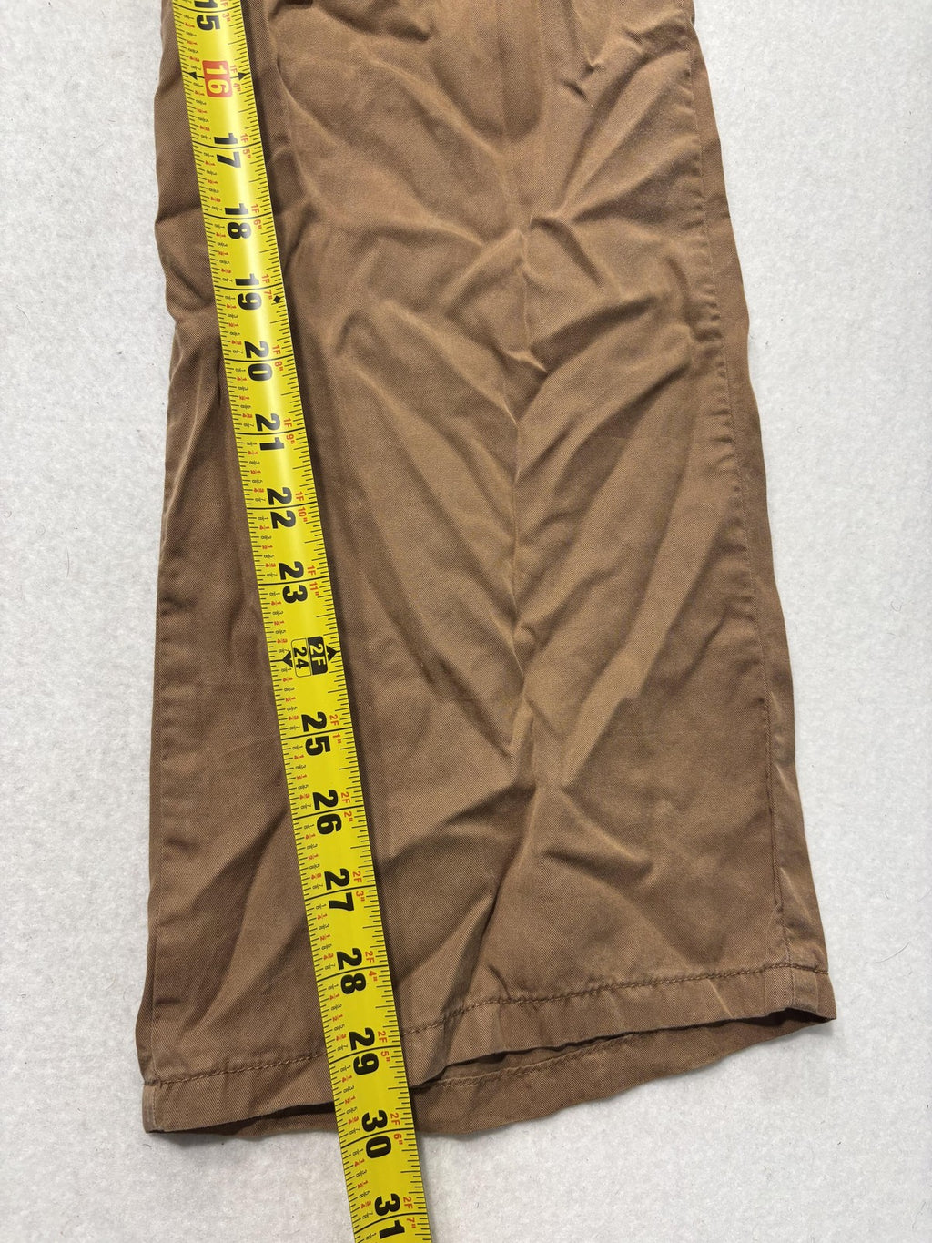 Sanctuary Cargo Pants Womens M Brown Lyocell Twill Straight Leg XP9169E1