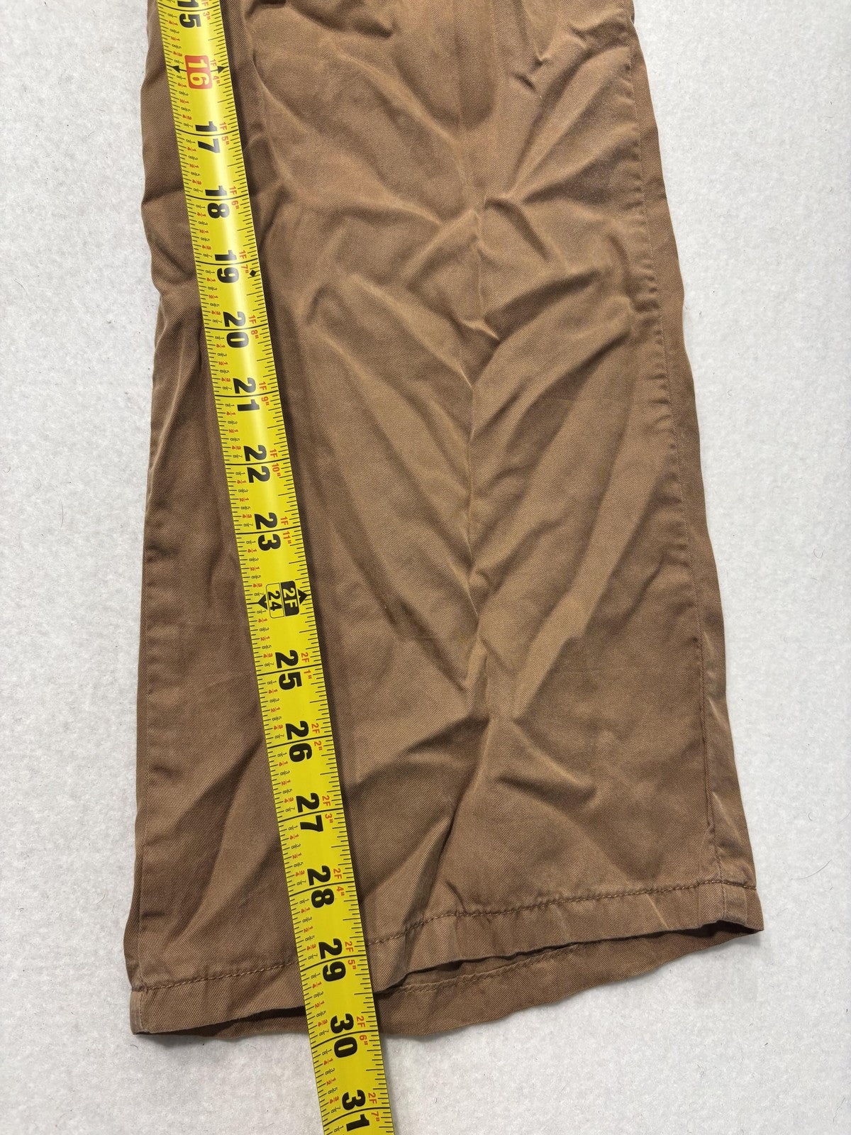 Sanctuary Cargo Pants Womens M Brown Lyocell Twill Straight Leg XP9169E1