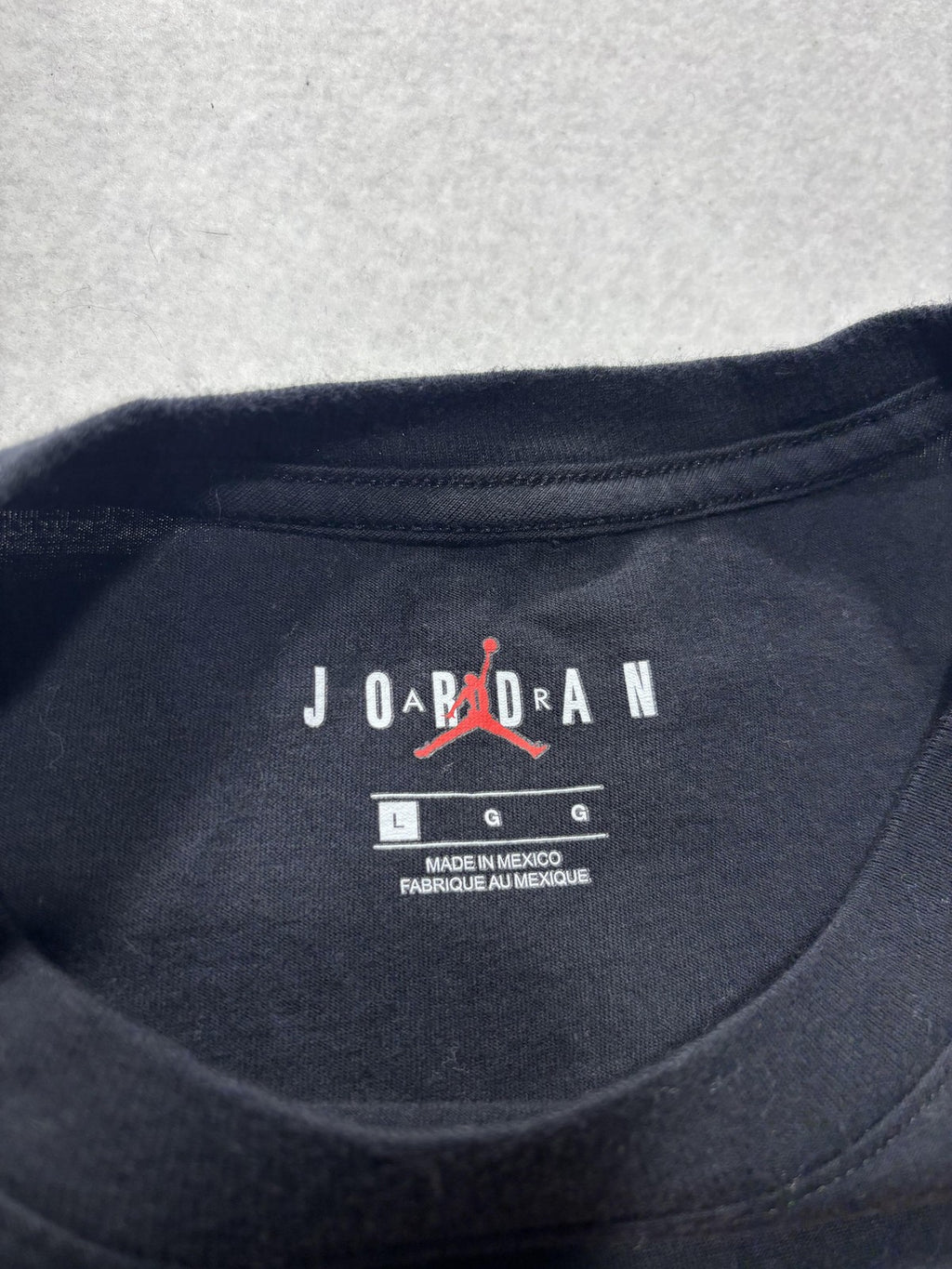 Jordan Mens Large Black Michael Jordan Air Times 1991 Finals Graphic T-Shirt