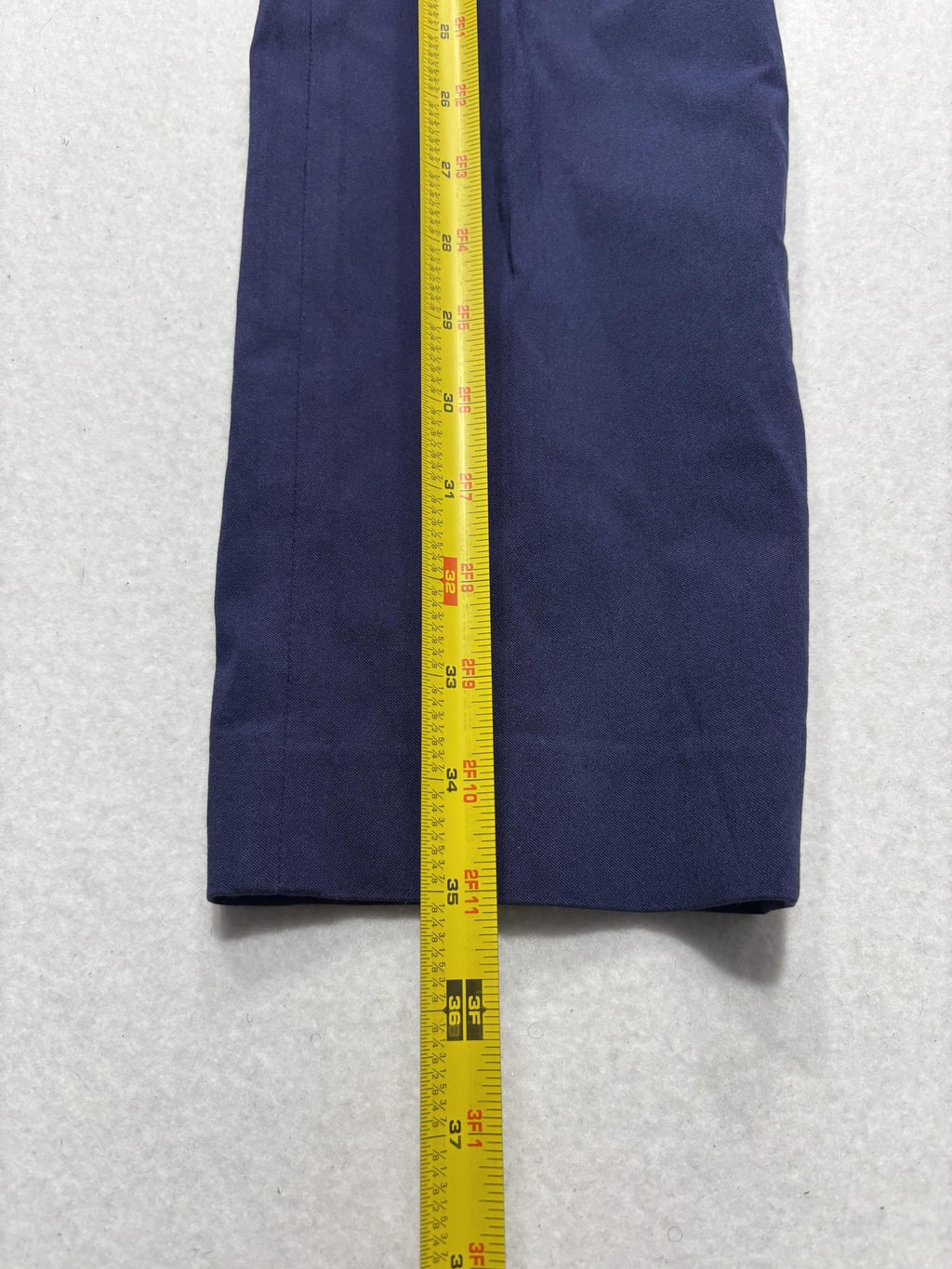 MICHAEL Michael Kors Dress Pants Womens 8 Blue Twill Slim Stretch Flat Front