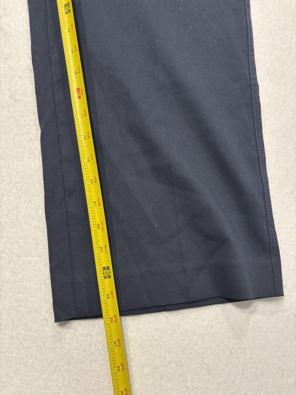 Ann Taylor Dress Pants Womens 8 Blue Wide Leg Crop Ankle High Rise Twill Work