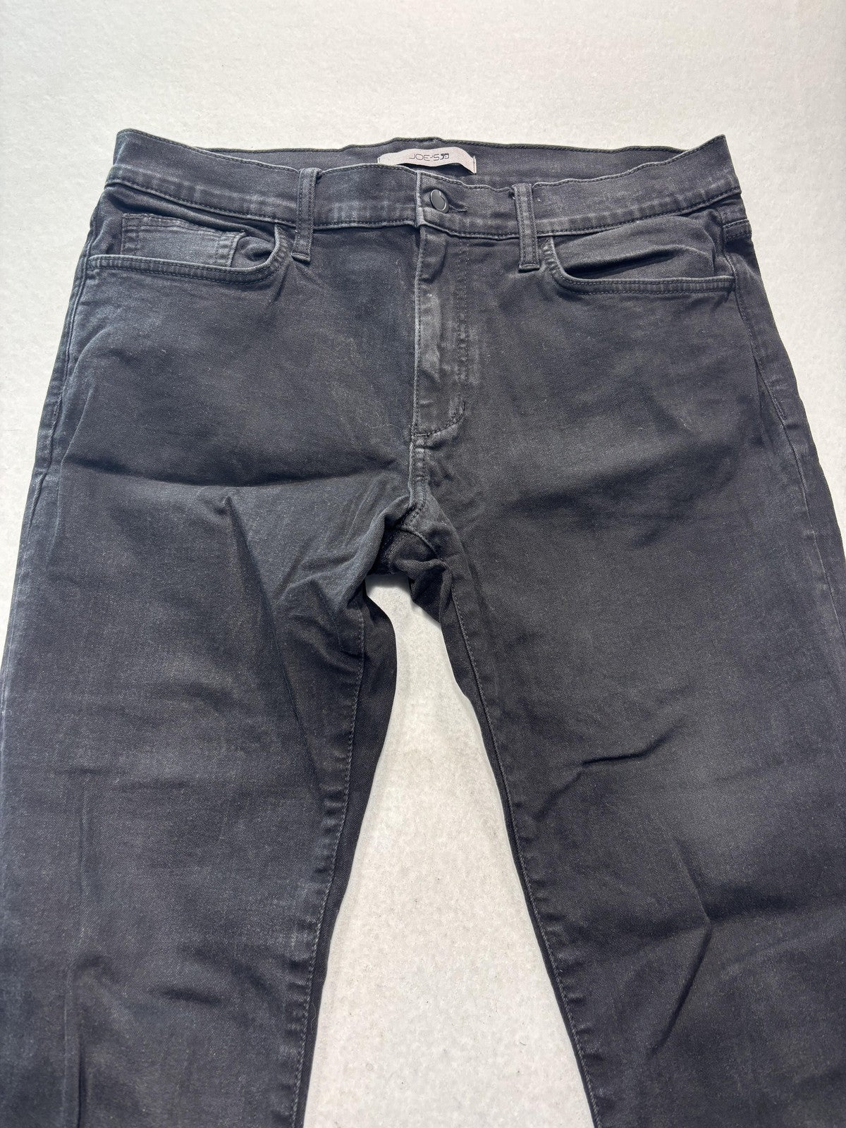 Joe's Jeans Slim Fit Jeans Mens 34x32 Gray Dark Wash Straight Cotton Blend Denim
