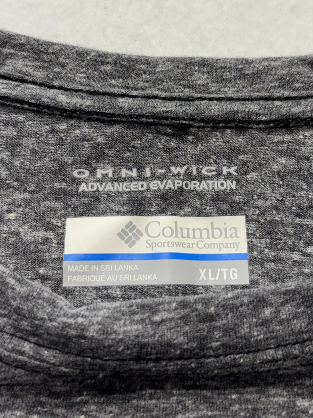 Columbia Omni-Wick Shirt Mens XL Gray Palmetto Pines Long Sleeve Tee Lightweight