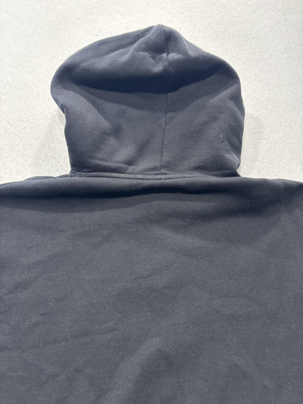 AKOO Hoodie Mens Large Black Fleece Pullover Praying Boy Dog Graphic Streetwear