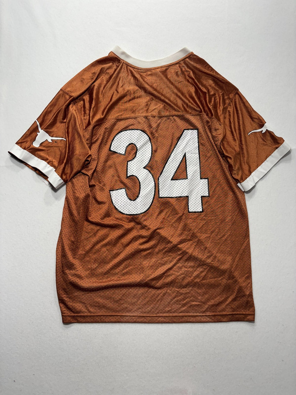 Texas Longhorns Jersey Mens 2XL Orange NCAA Football Russell Athletic Team Issue