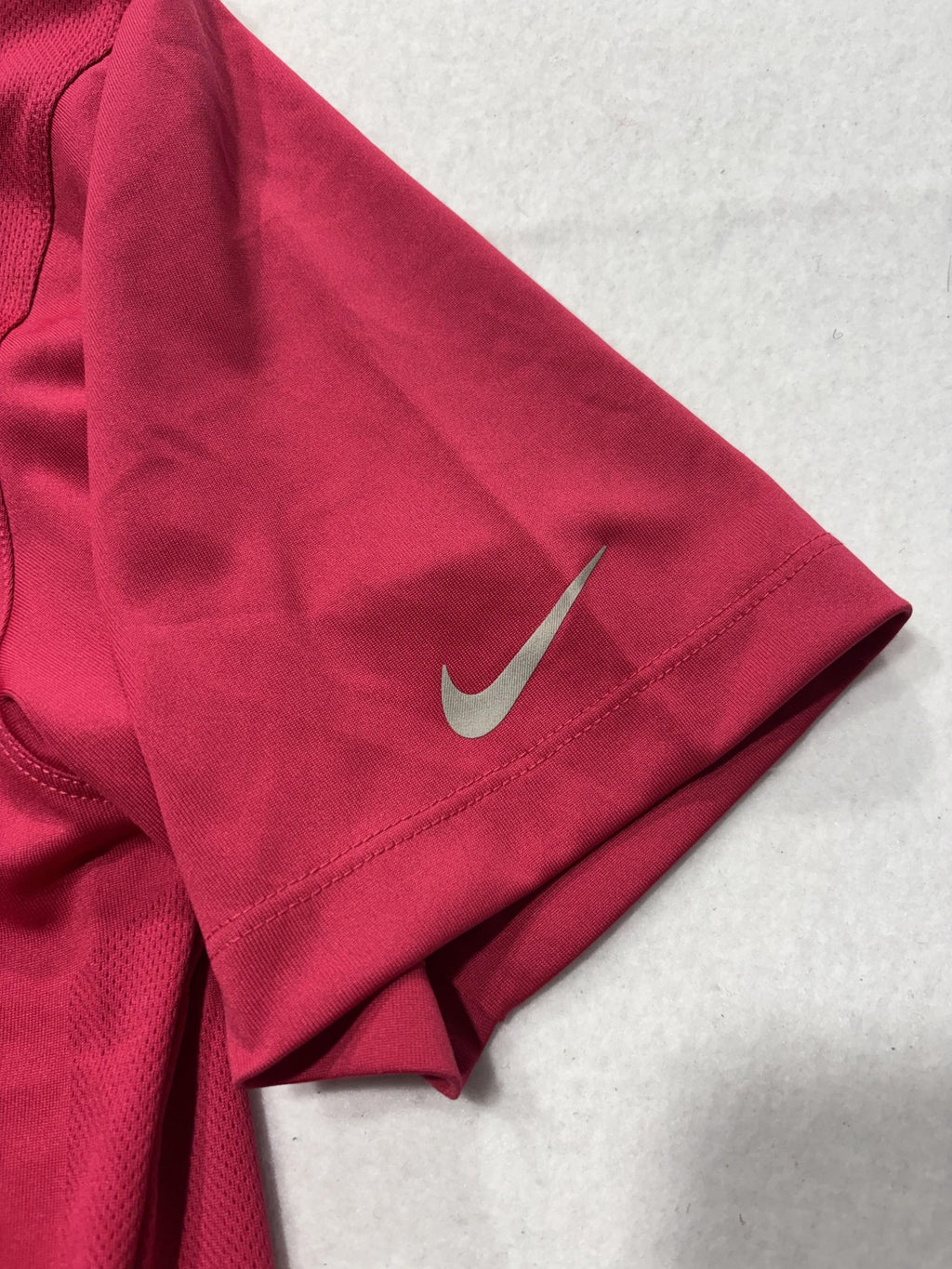 Nike Golf Dri-FIT Polo Shirt Mens Small Pink Tour Performance Short Sleeve Golf