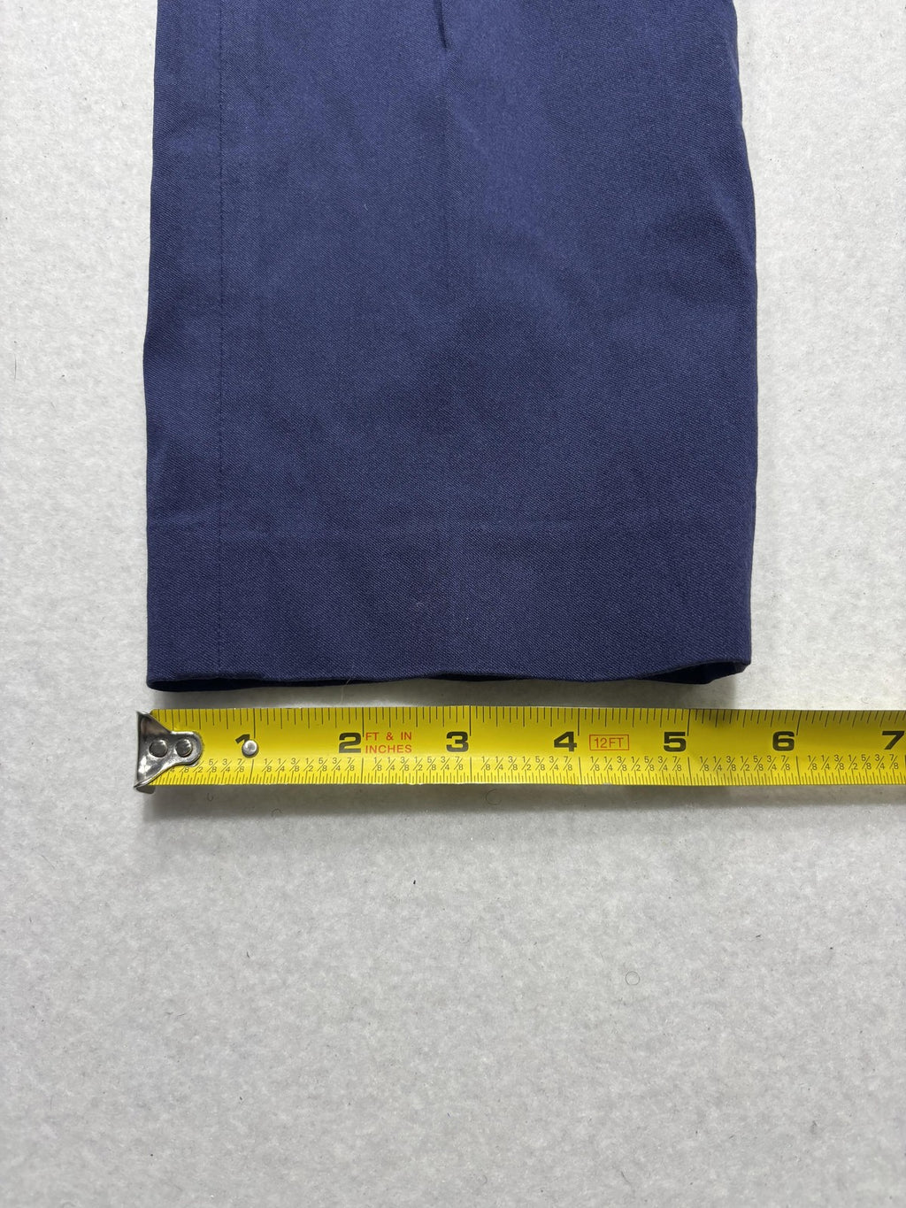 MICHAEL Michael Kors Dress Pants Womens 8 Blue Twill Slim Stretch Flat Front