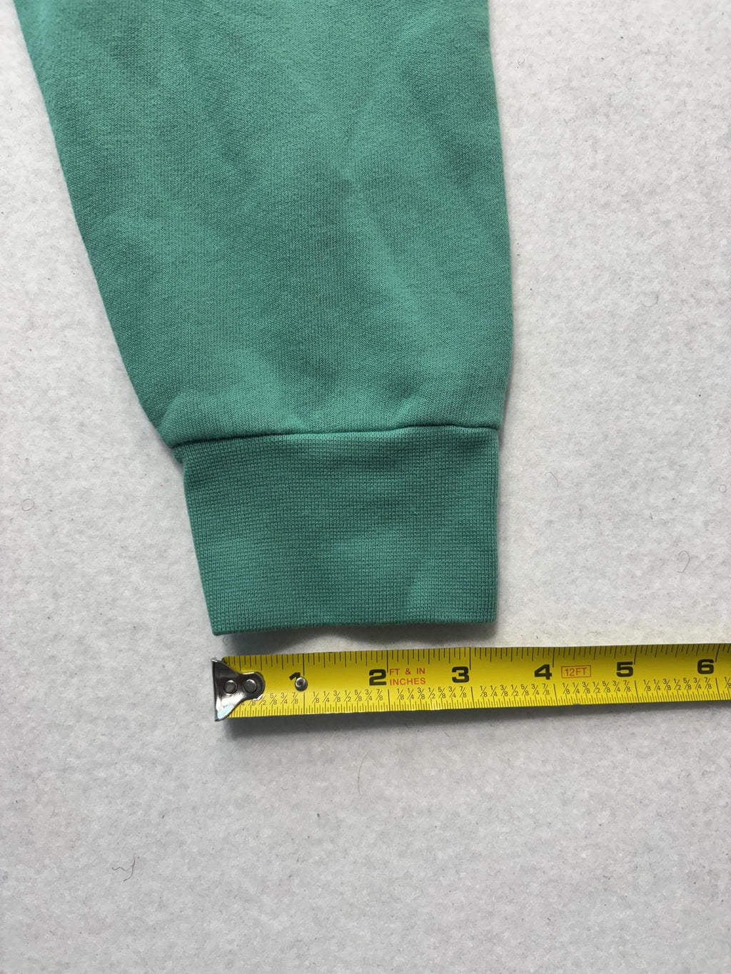 URTHWEAR Sweatshirt Womens Small Green Organic Cotton Cropped Fleece Pullover