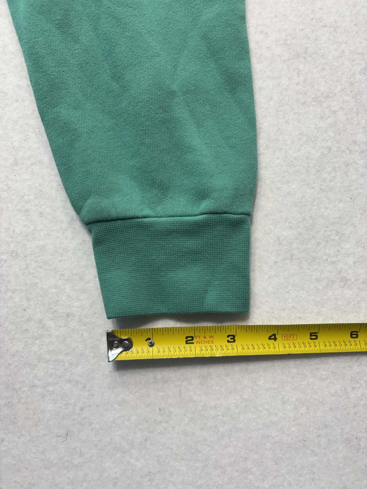 URTHWEAR Sweatshirt Womens Small Green Organic Cotton Cropped Fleece Pullover