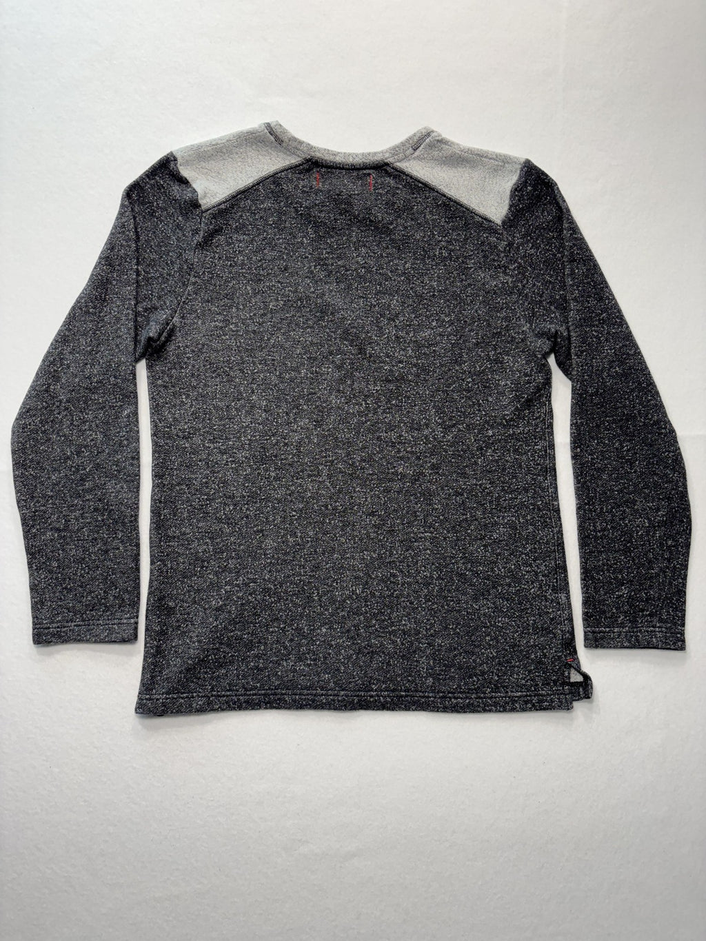 Tommy Bahama Sweatshirt Mens Medium Gray Fleece Crew Neck Pullover Contrast