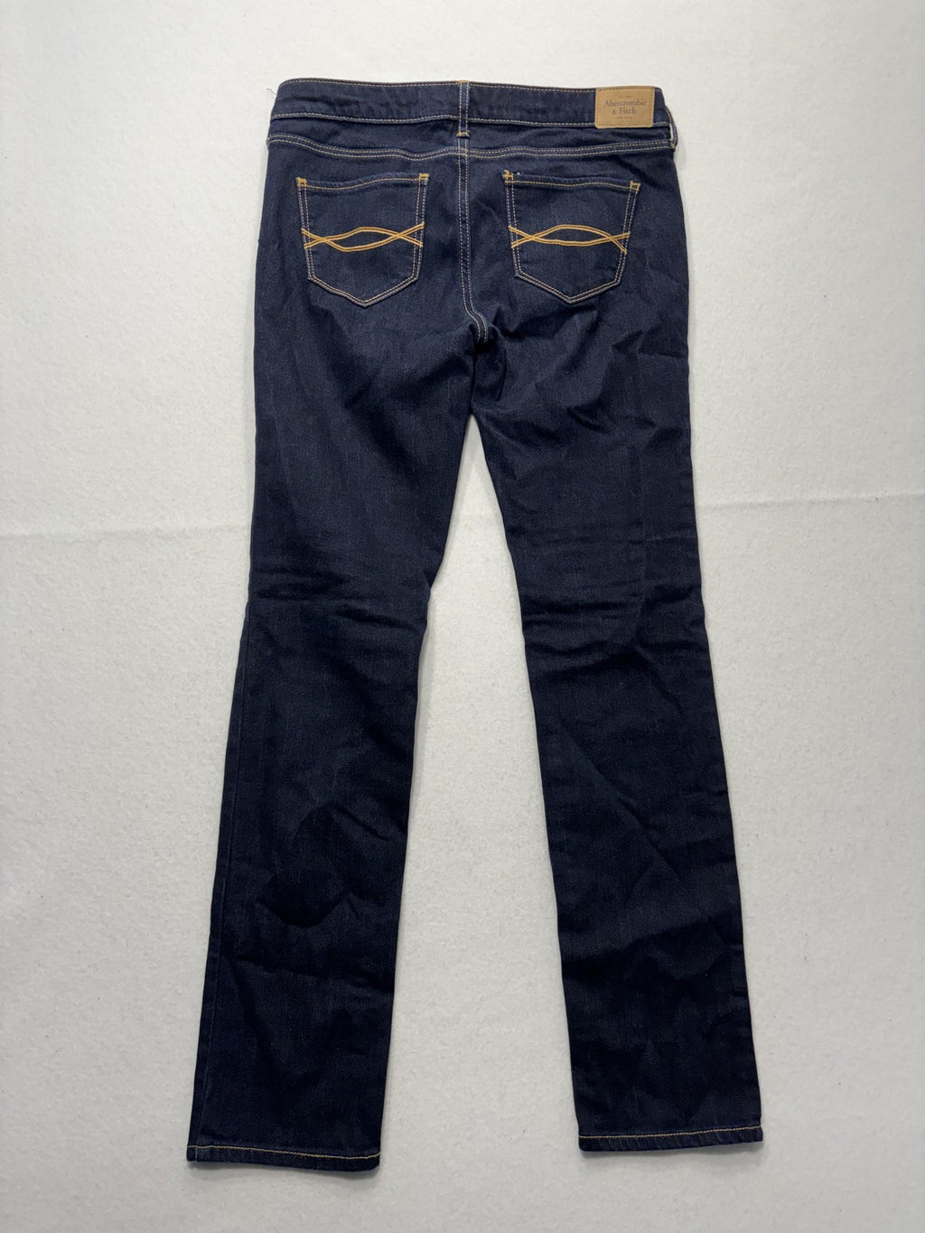 Abercrombie & Fitch Jeans Womens 2S Blue Dark Wash Low Rise Skinny 26x31