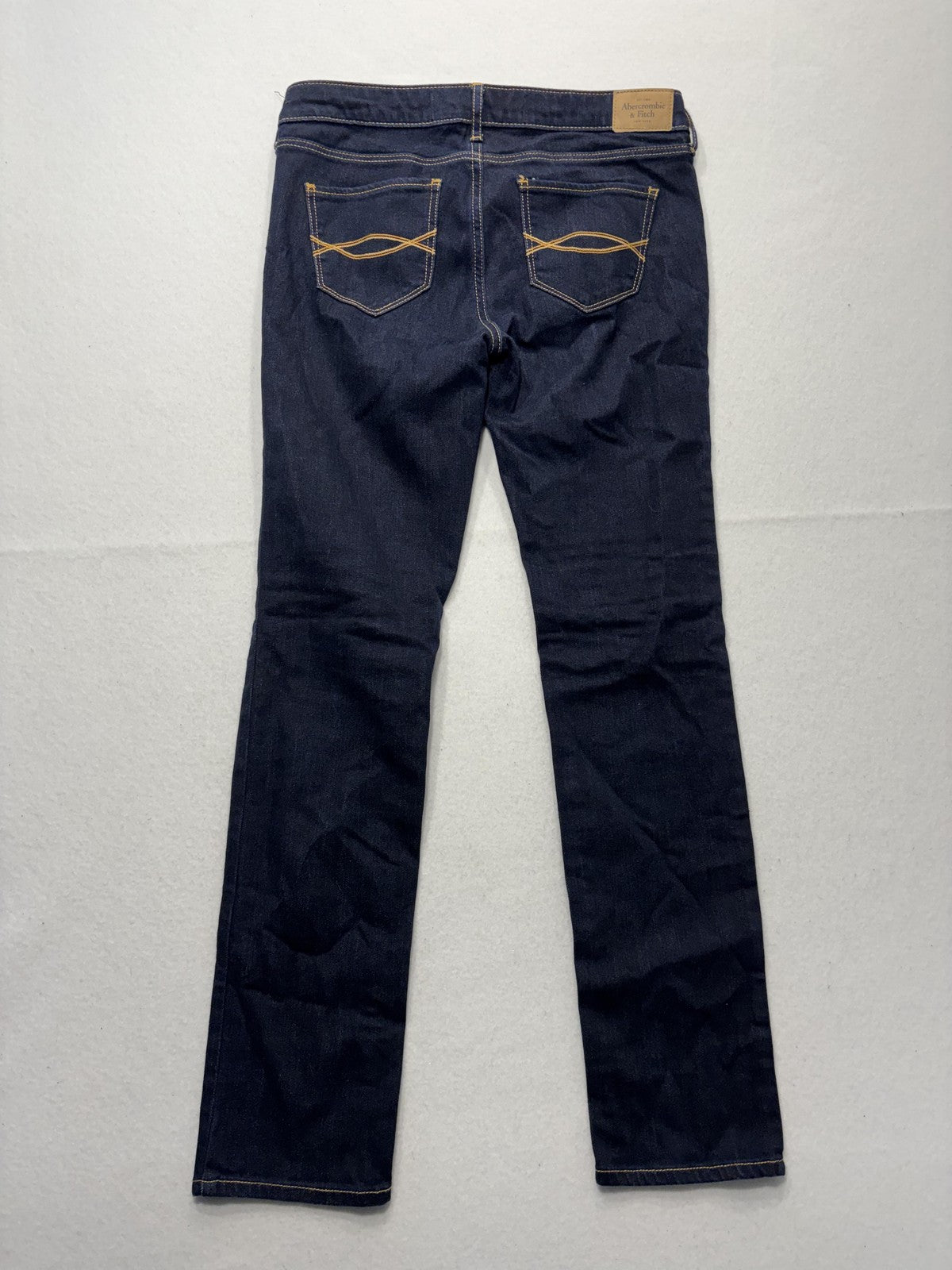 Abercrombie & Fitch Jeans Womens 2S Blue Dark Wash Low Rise Skinny 26x31