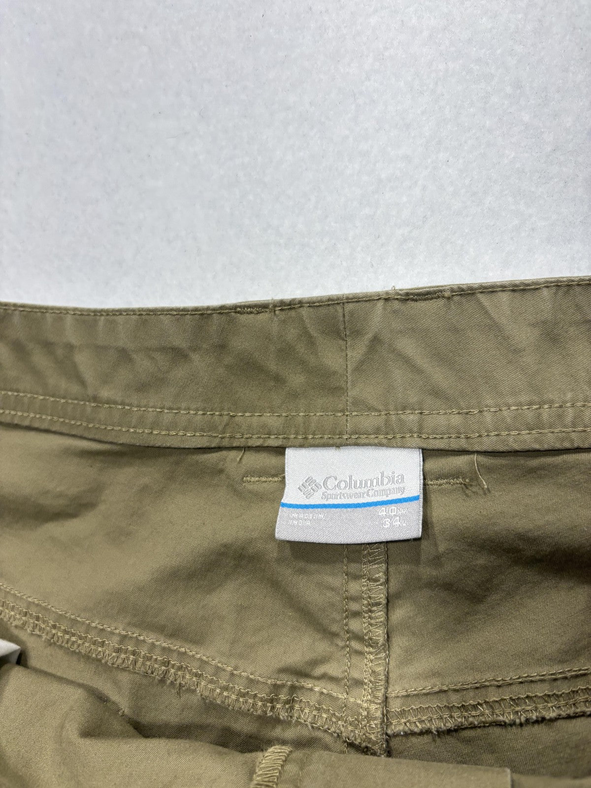 Columbia Khaki Pants Mens 40x34 Beige Regular Fit Stretch Casual Outdoor