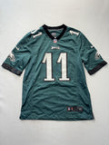 Philadelphia Eagles Jersey Mens Medium Green NFL Football Nike Carson Wentz 11