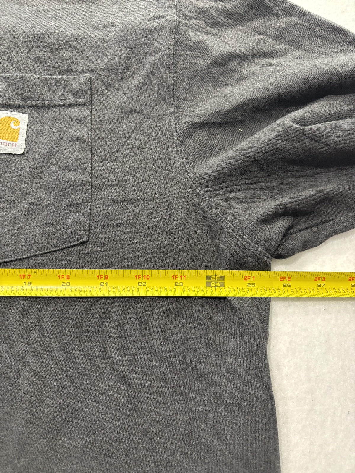 Carhartt Shirt Mens XL Black K87 Loose Fit Pocket T-Shirt Short Sleeve Workwear