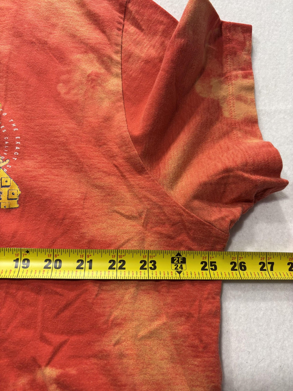 Nike Shirt Mens 2XL Orange Tie Dye Sole Cal Los Angeles California Graphic Tee