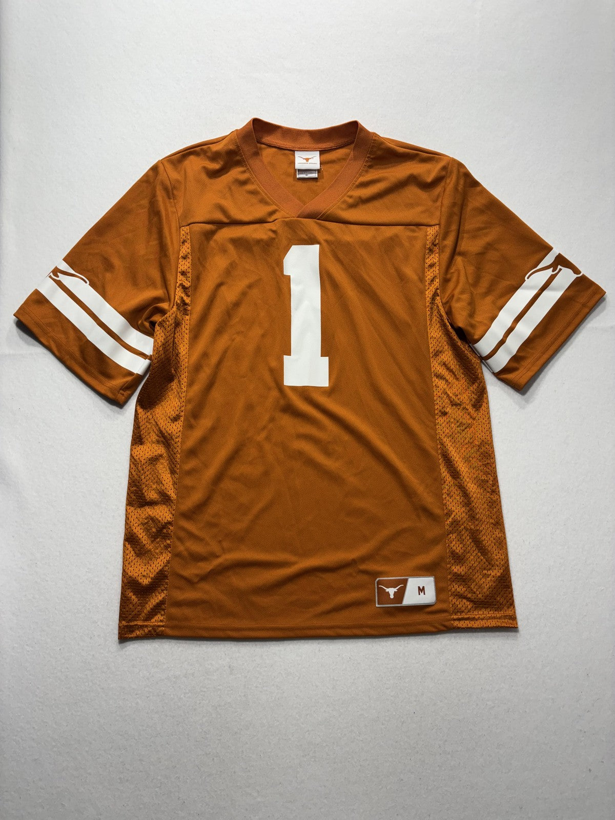 Texas Longhorns Jersey Mens Medium Orange NCAA Football Longhorn Apparel 1
