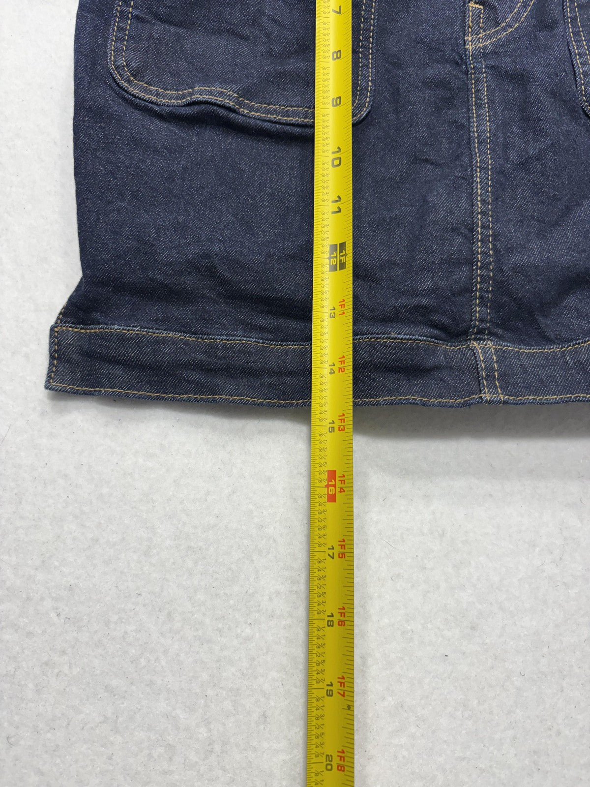 True Religion Skirt Womens 26W Blue Denim Utility Pocket Mini Stretch Casual