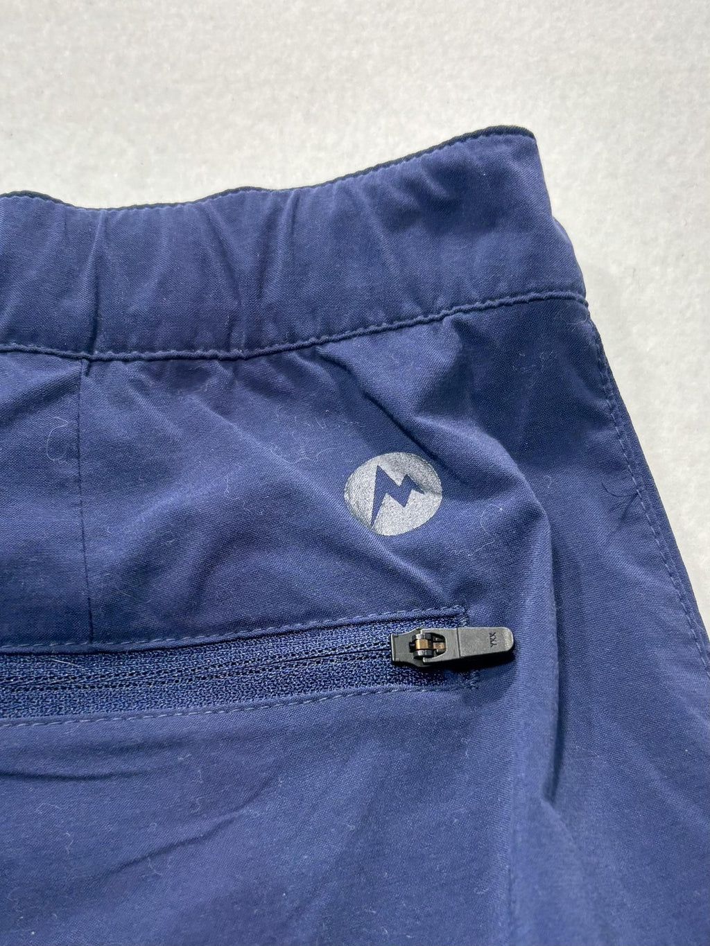 Marmot Pants Womens 10 Blue Kodachrome Nylon Adjustable Waist Hiking Travel