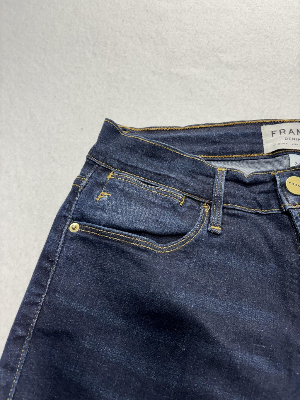 FRAME Le High Skinny Jeans Womens 29 Blue Dark Wash High Rise Stretch 29x29