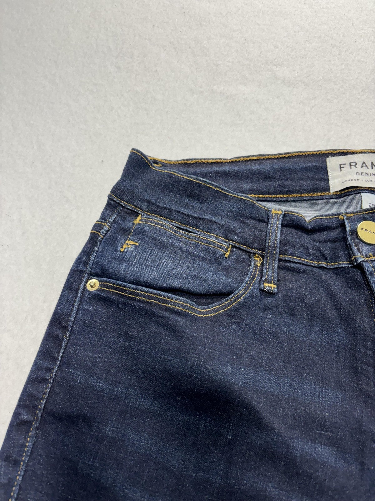 FRAME Le High Skinny Jeans Womens 29 Blue Dark Wash High Rise Stretch 29x29