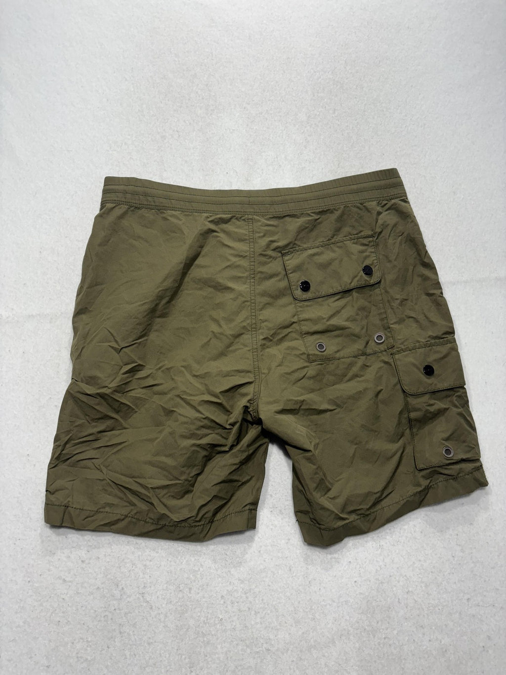 RLX Ralph Lauren Swim Trunks Mens Medium Green Cargo Board Shorts Quick Dry