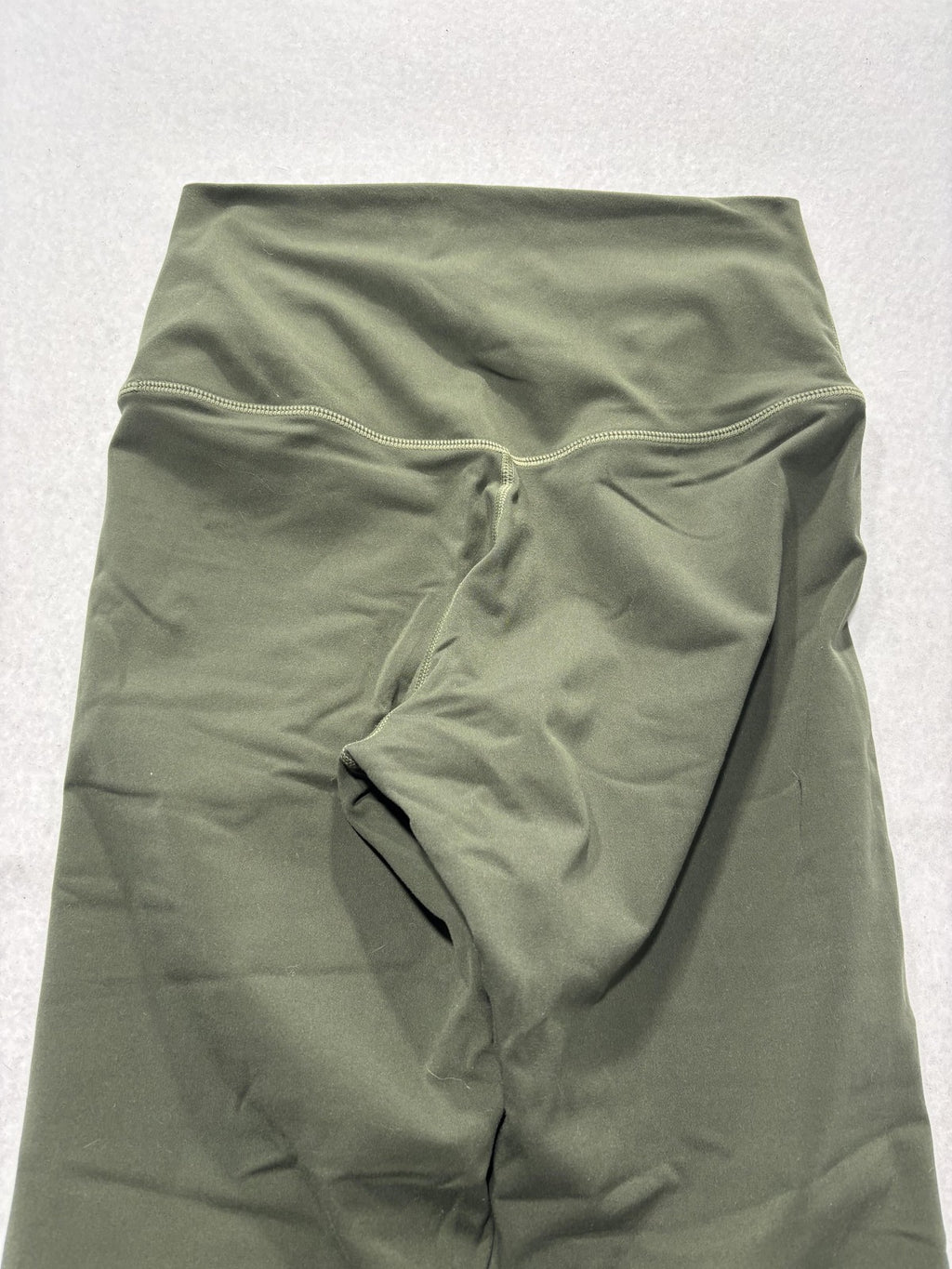 YUNOGA Leggings Womens Medium Green High Rise 26" Inseam Ankle Yoga Stretch