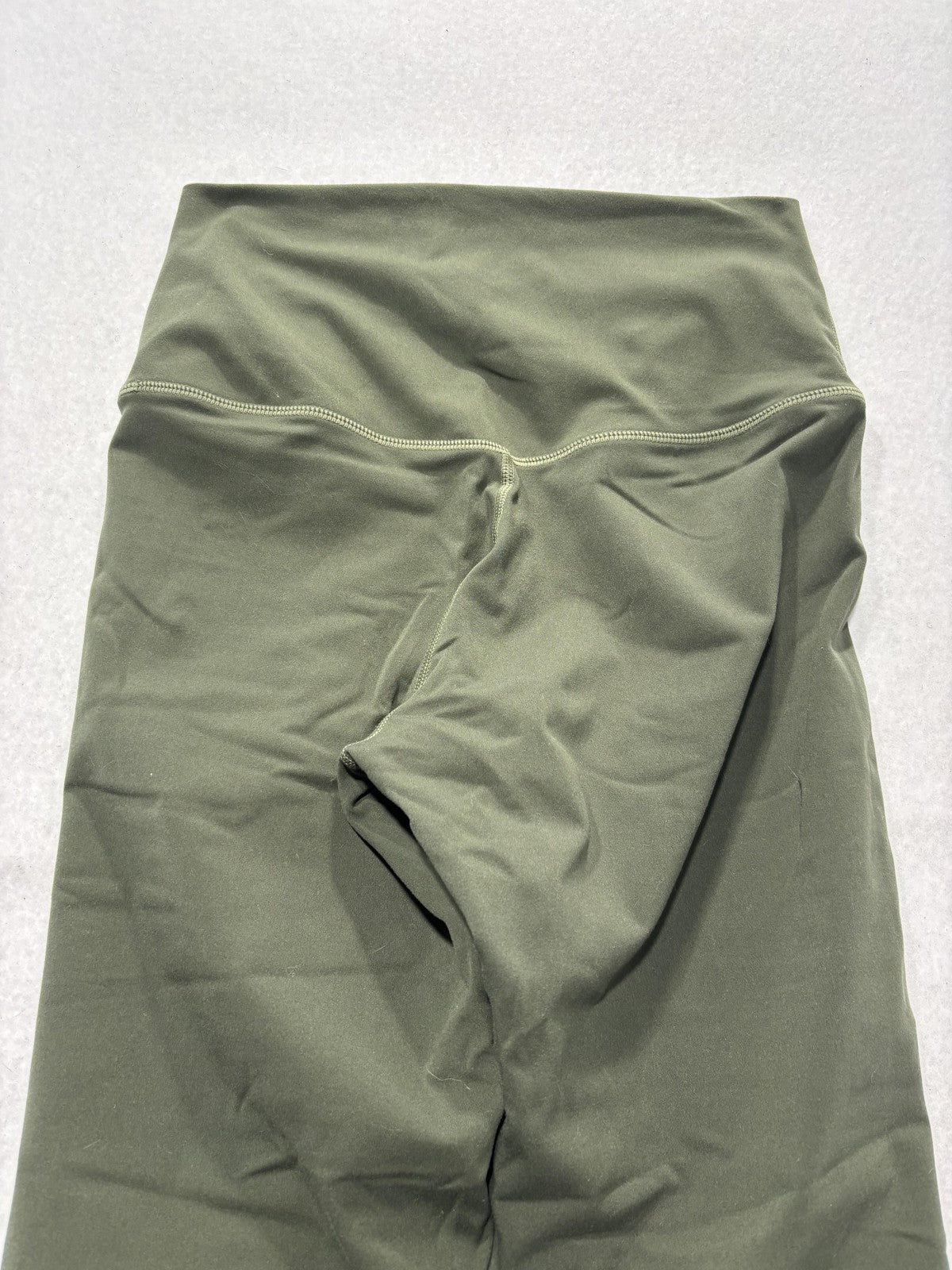 YUNOGA Leggings Womens Medium Green High Rise 26" Inseam Ankle Yoga Stretch