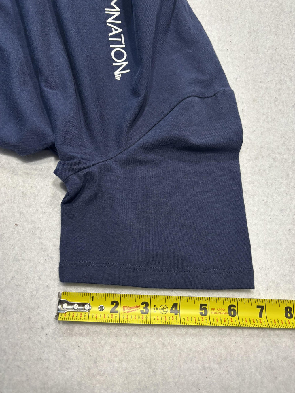 MUSCLENATION Shirt Mens XL Blue Logo Graphic Tee Fitness Gym Athletic Top