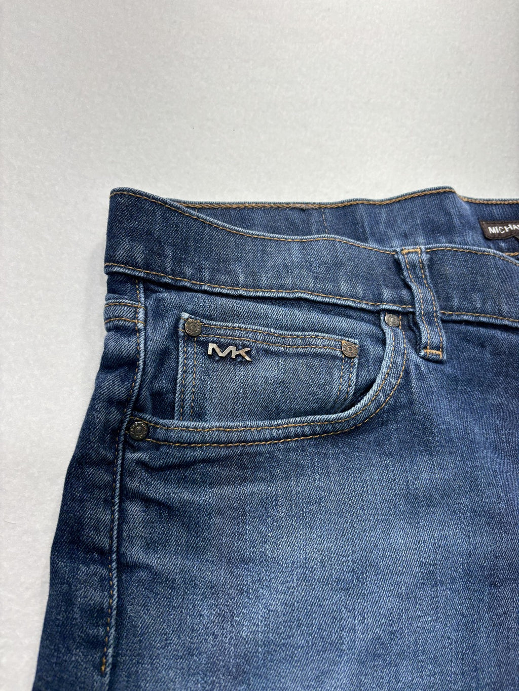 Michael Kors Parker Slim Fit Jeans Mens 36x32 Blue Medium Straight Leg Denim