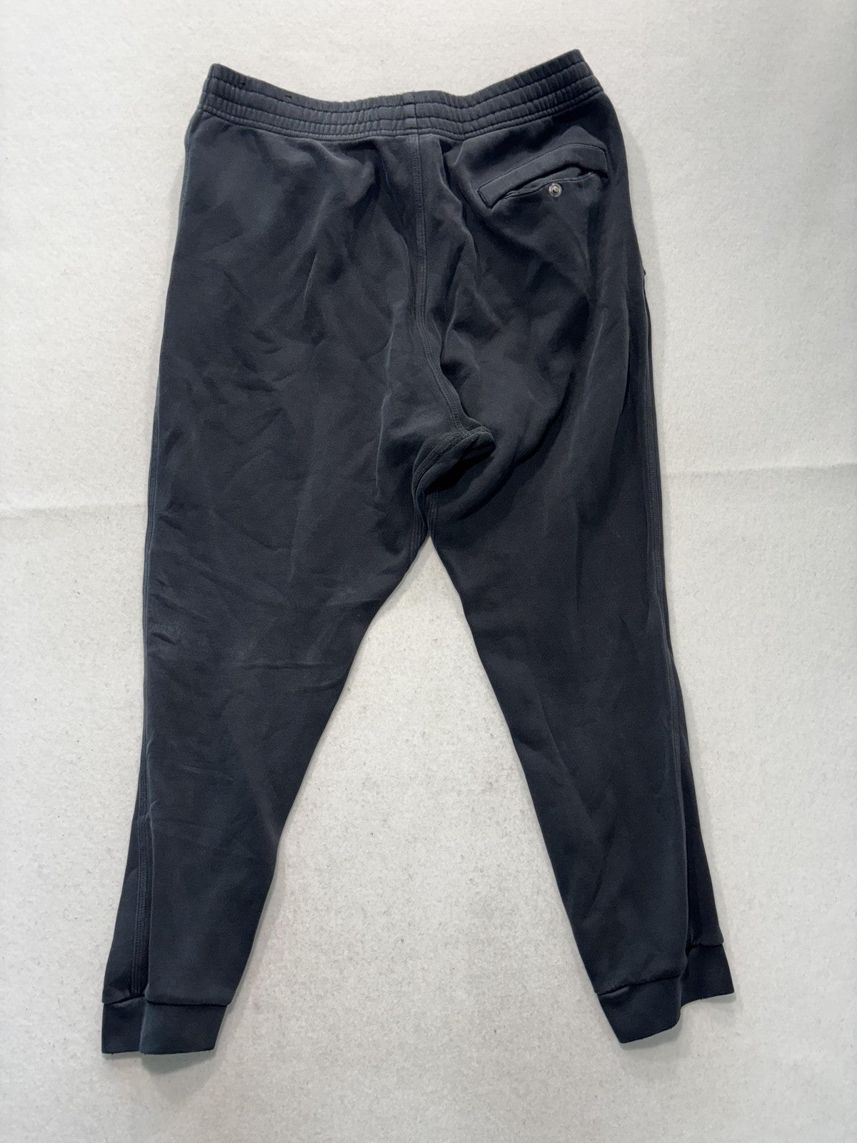 Nike Jogger Pants Mens Large Gray Fleece Elastic Waist Tapered Athletic Pockets