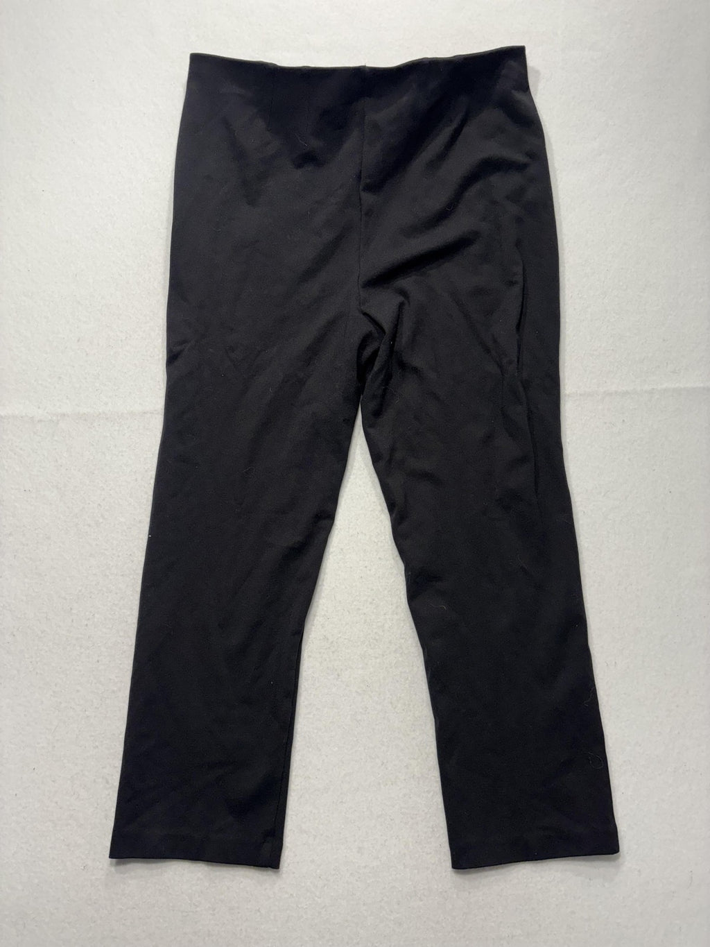 Michael Kors Dress Pants Womens Large Black Ponte Straight Leg Pull On Stretch