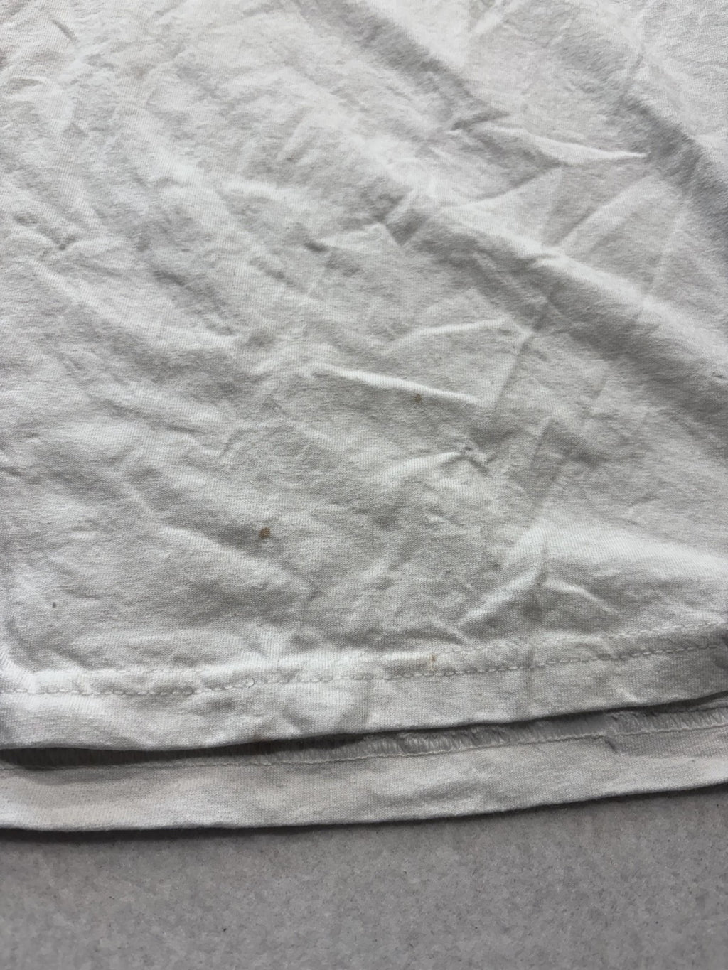 Never II Land Shirt Mens Medium White Falling Gravity Graphic Long Sleeve
