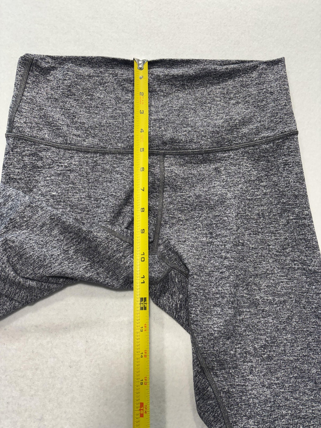 Lululemon Leggings Womens 10 Gray High Rise 25" Inseam Ankle Yoga Stretch Active