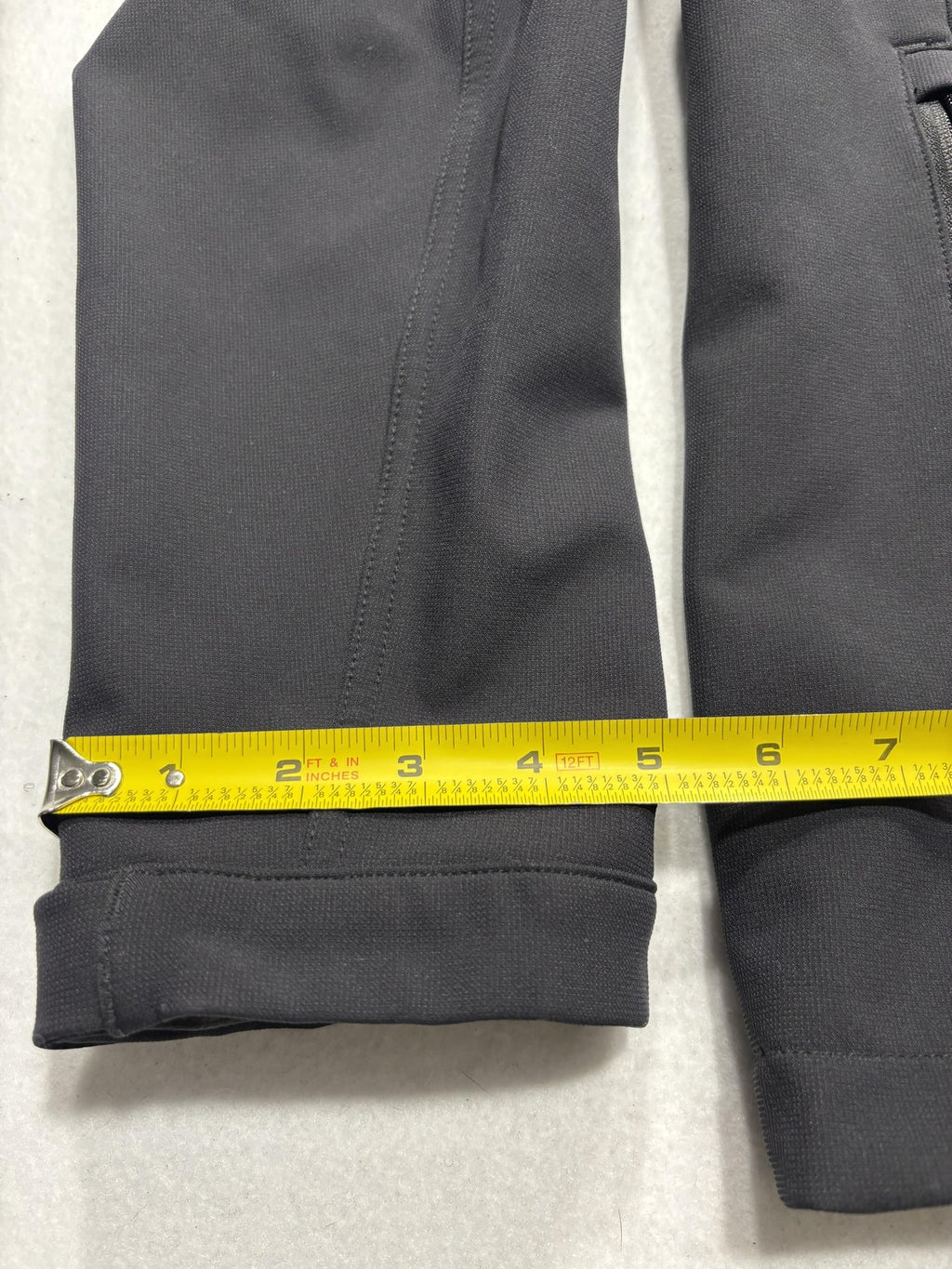 REI Softshell Jacket Mens Medium Black Full Zip Stand Collar Hiking Outdoor