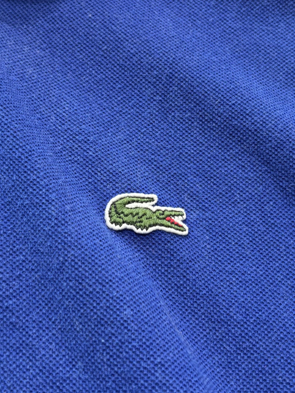 Lacoste Polo Shirt Mens 4XL Blue Classic Fit Pique Cotton Short Sleeve Logo
