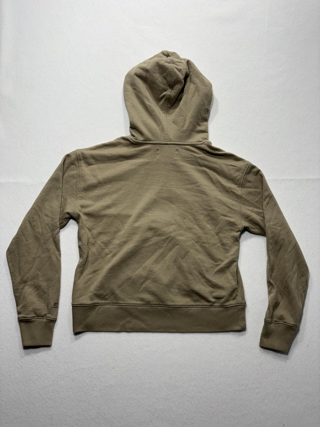 Everlane Hoodie Womens Small Beige Organic Cotton Terry Raglan Pullover Top