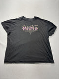 Torrid Shirt Womens 0 Gray Mama Floral Graphic Tee Oversized Mothers Day Casual