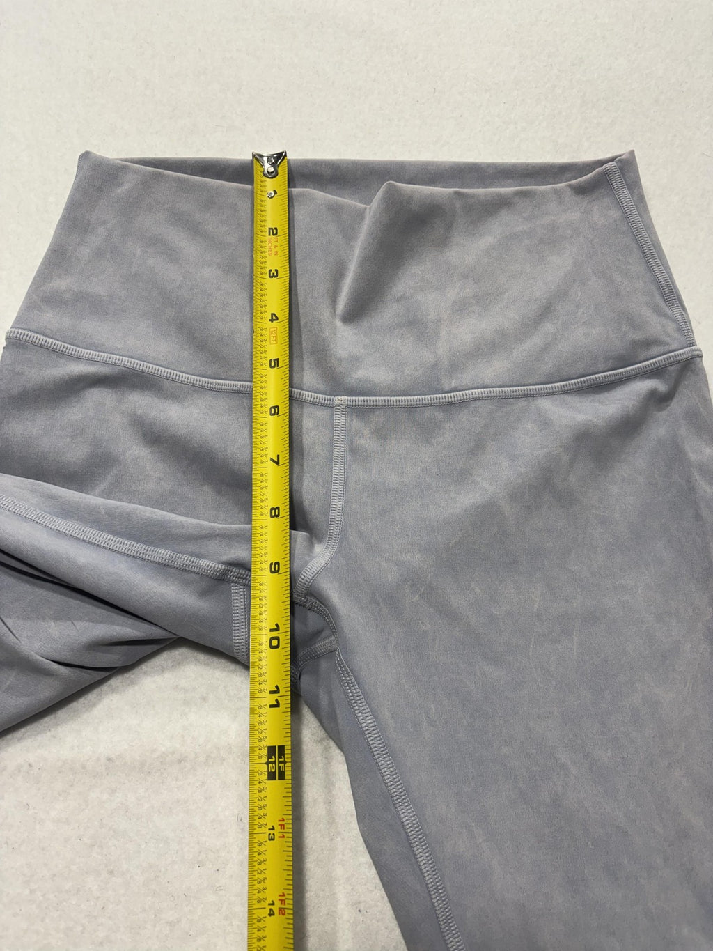 Lululemon Leggings Womens 6 Gray High Rise 27.5" Inseam Ankle Yoga Stretch Knit
