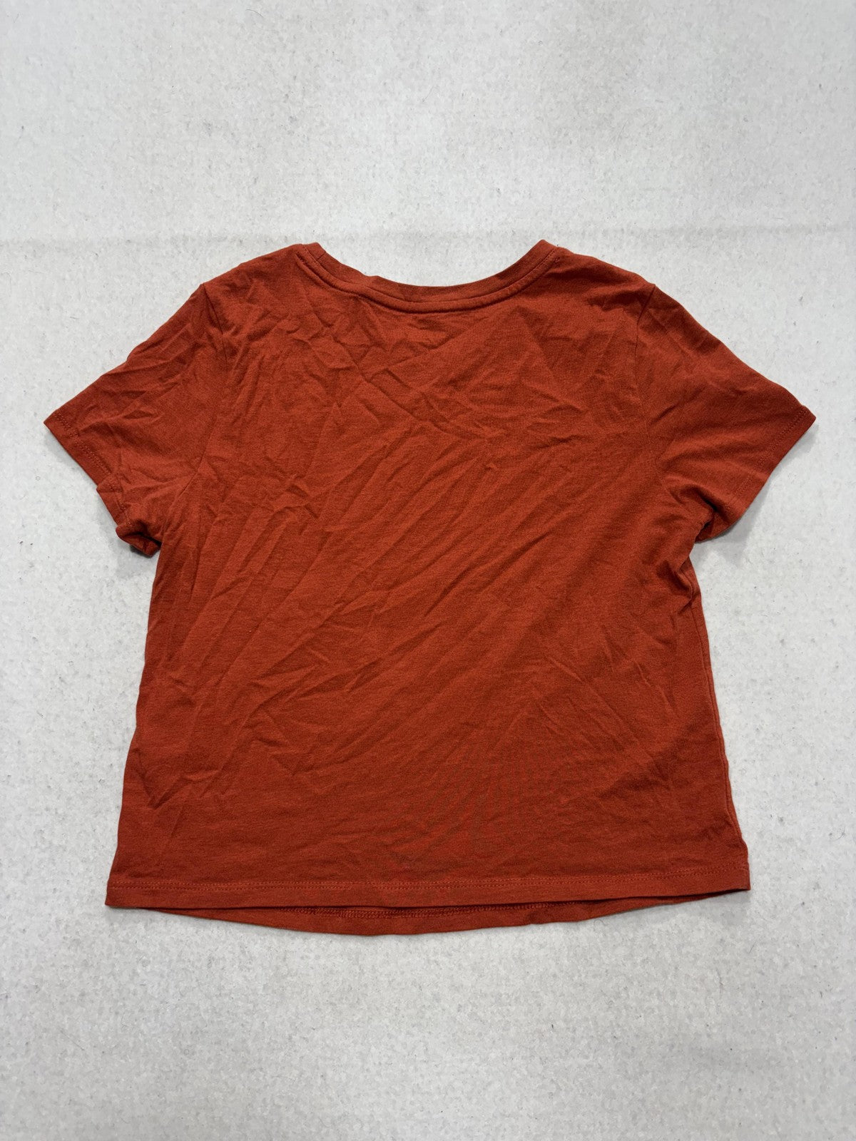 Old Navy Bestee Shirt Womens Small Orange Crew Neck Short Sleeve Tee Casual
