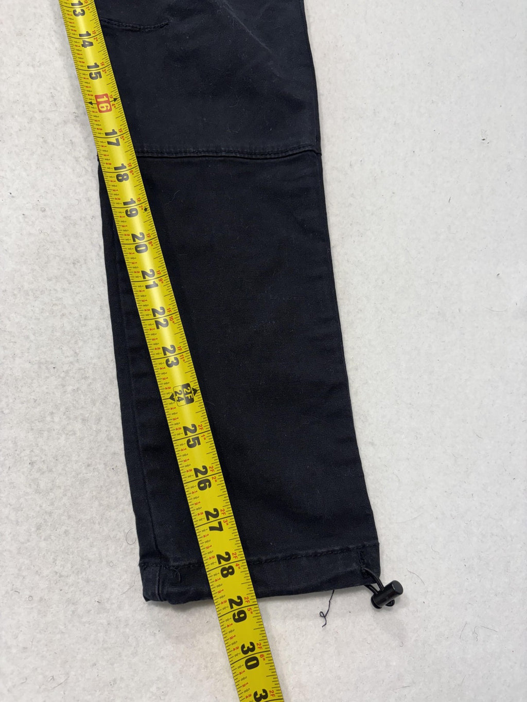 PacSun Mens Black Slim Tapered Cargo Jogger Pants Elastic Waist 28x28 XS